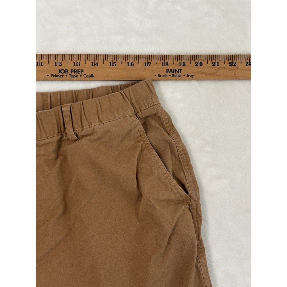 BearBottom Chino Shorts Mens 2XL Camel Tan Elastic Waist Stretch Pockets 0732 - Picture 4 of 5